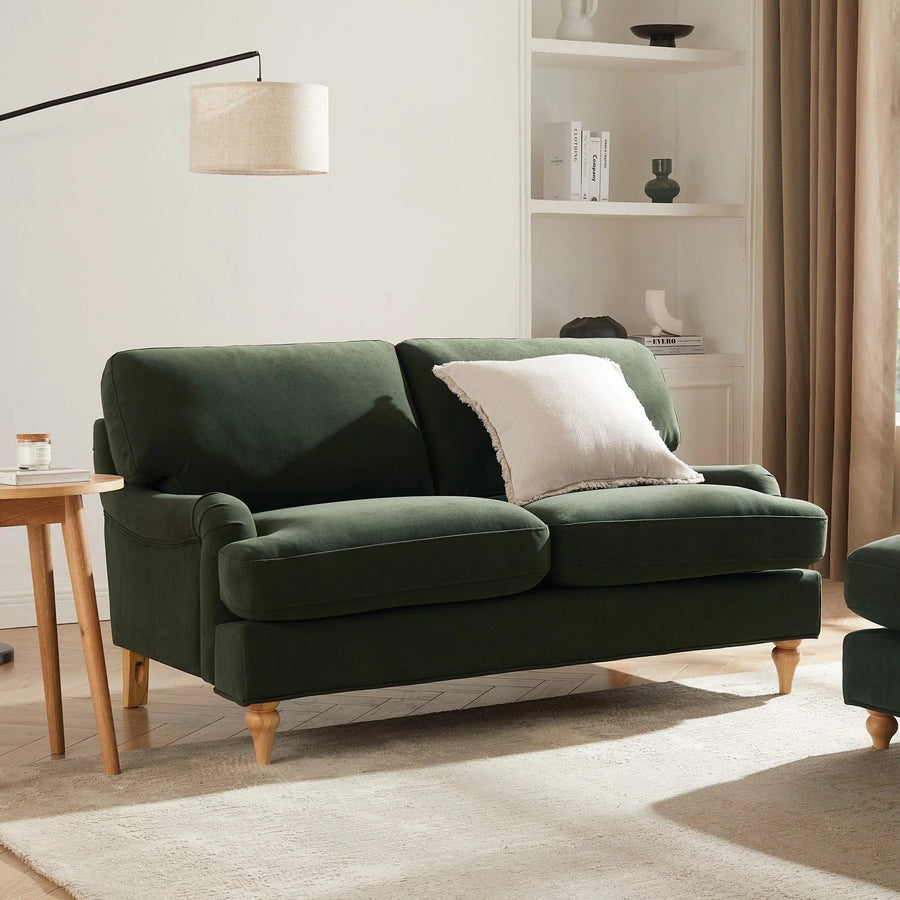 Hampshire 2 Seater Sofa - Dark Olive Green