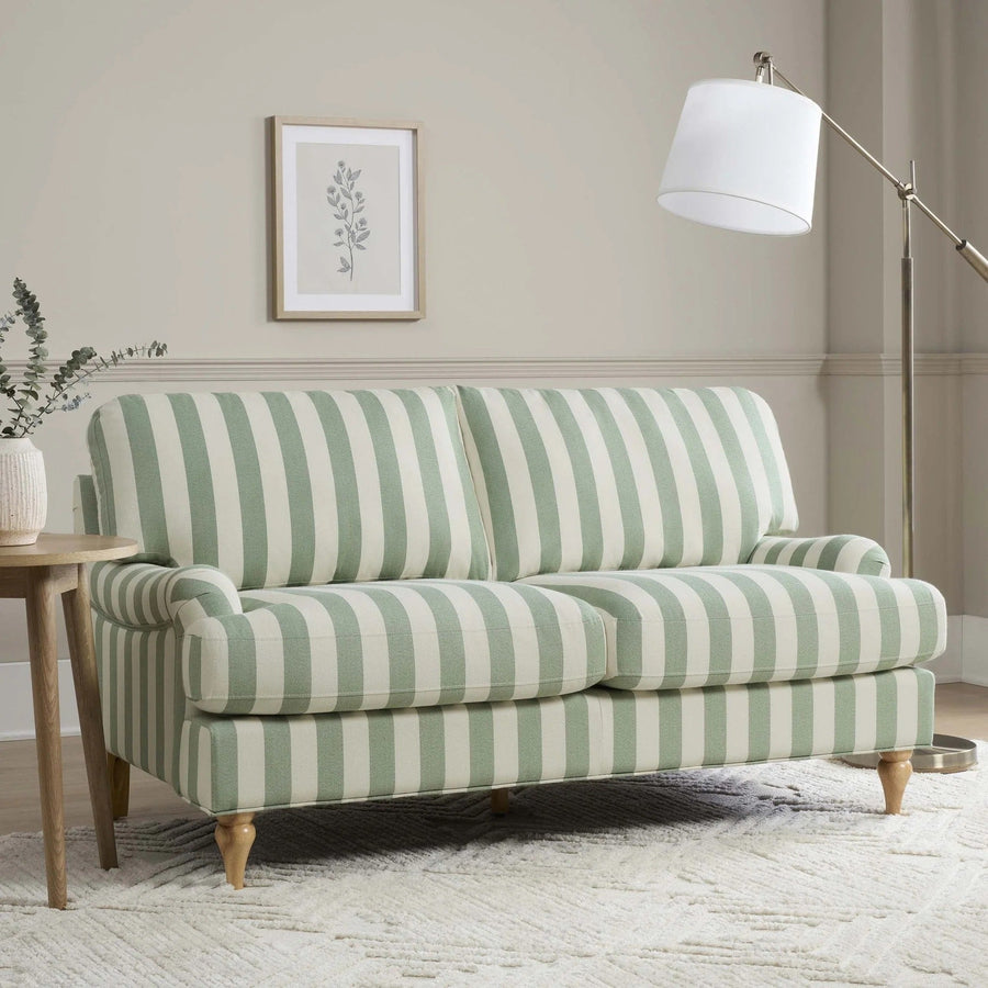 Hampshire 2 Seater Sofa - Green Stripe