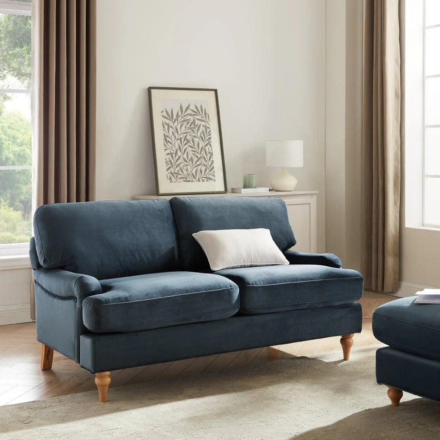 Hampshire 2 Seater Sofa - Mid Blue