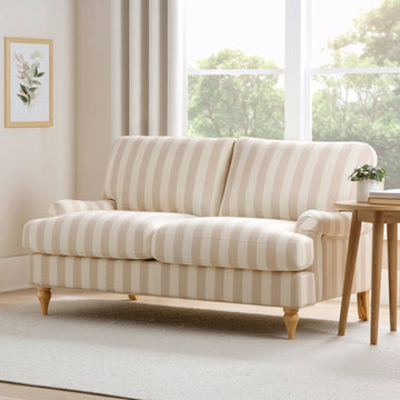 Hampshire 2 Seater Sofa - Natural Stripe