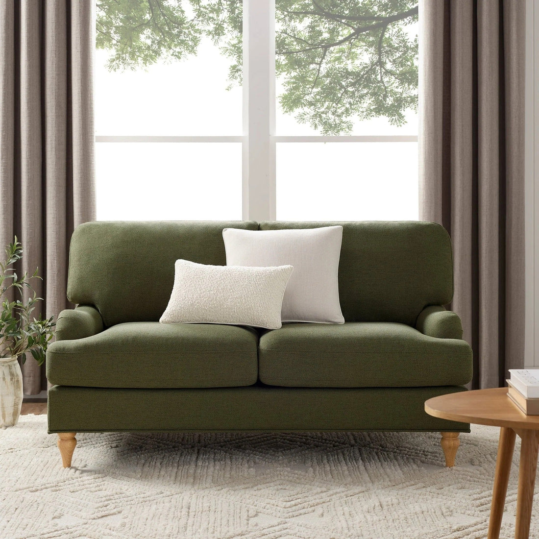 Hampshire 2 Seater Sofa - Woven Green