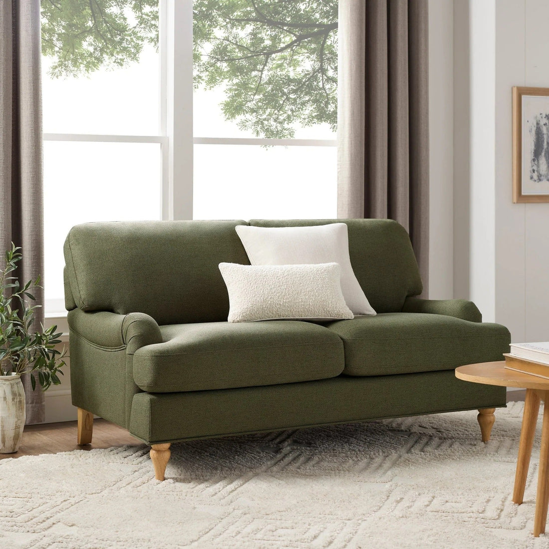 Hampshire 2 Seater Sofa - Woven Green