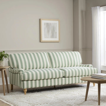 Hampshire 3 Seater Sofa - Green Stripe