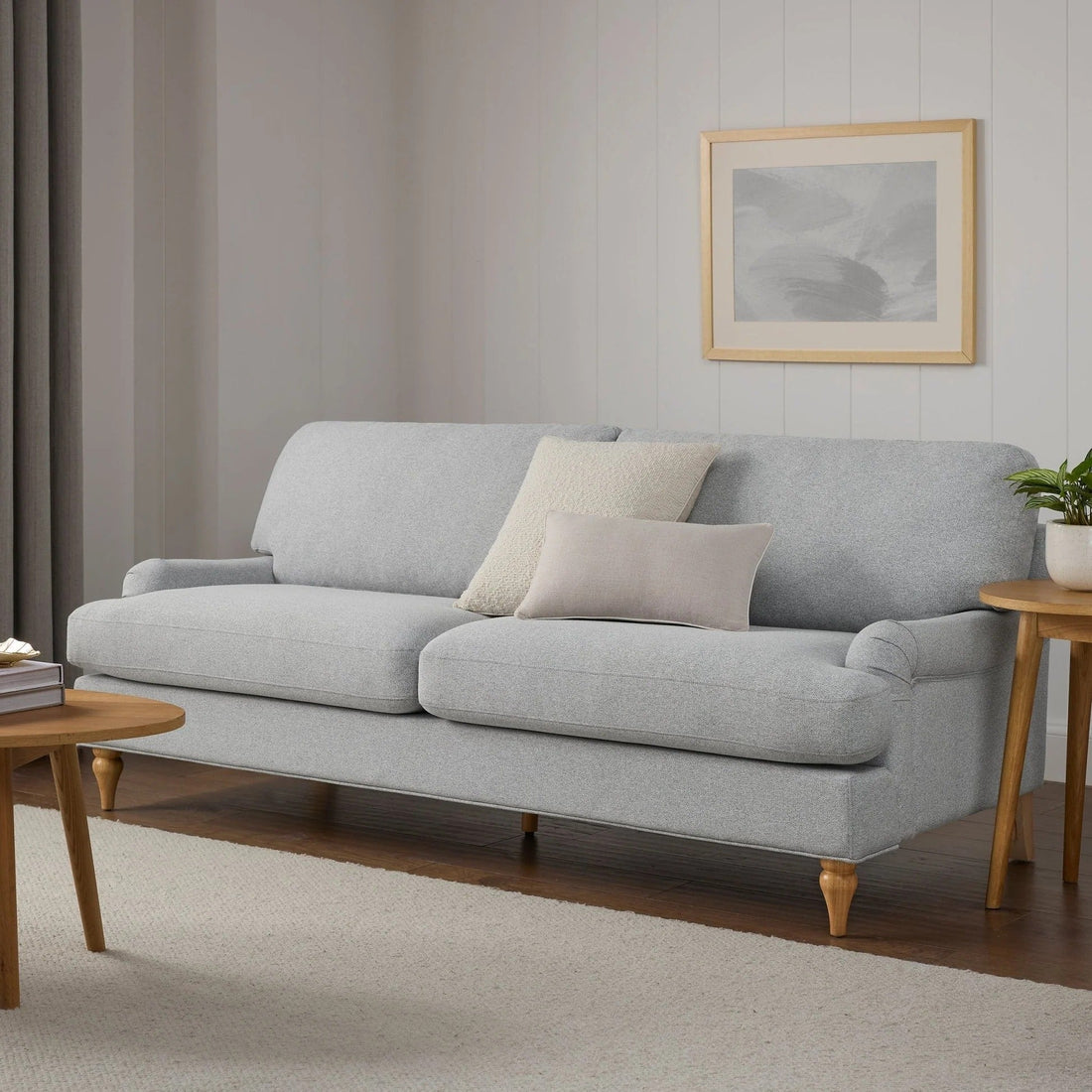 Hampshire 3 Seater Sofa - Light Grey