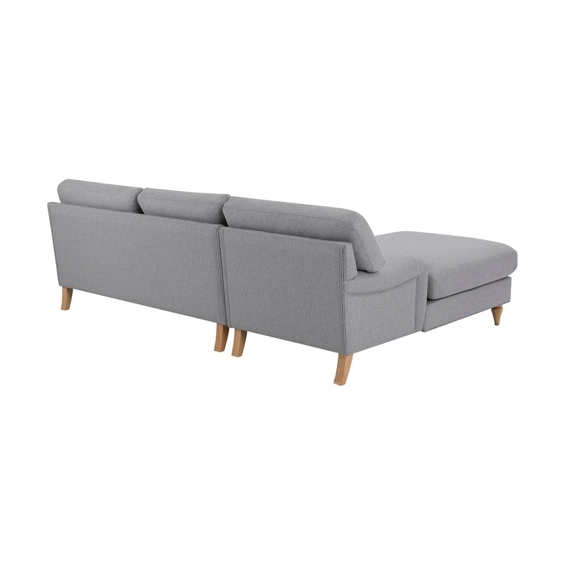 Hampshire Left Hand Chaise Sofa - Mid Grey