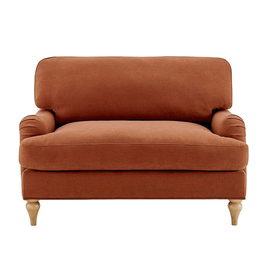 Hampshire Loveseat - Burnt Orange