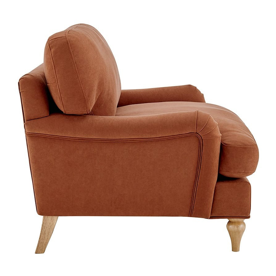 Hampshire Loveseat - Burnt Orange