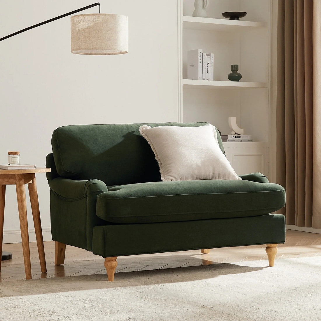 Hampshire Loveseat - Dark Olive Green
