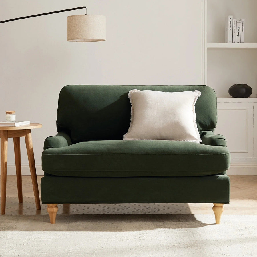 Hampshire Loveseat - Dark Olive Green