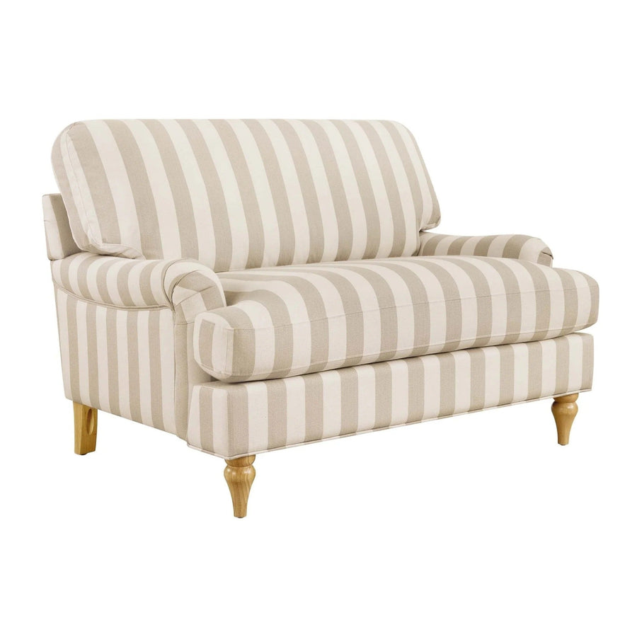 Hampshire Loveseat - Natural Stripe