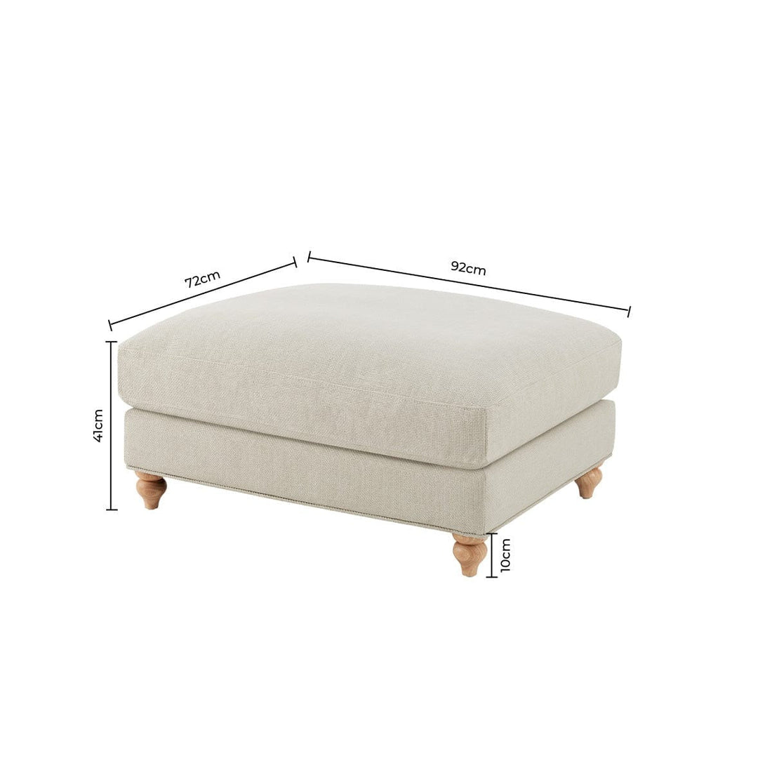 Hampshire Pouffe - Beige