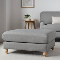 Hampshire Pouffe - Mid Grey