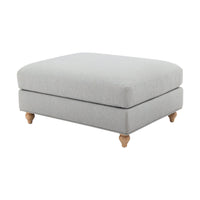 Hampshire Pouffe - Blue Stripe