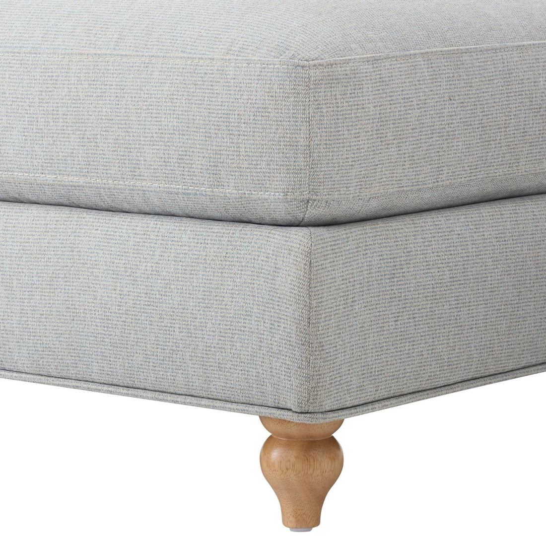 Hampshire Pouffe - Blue Stripe