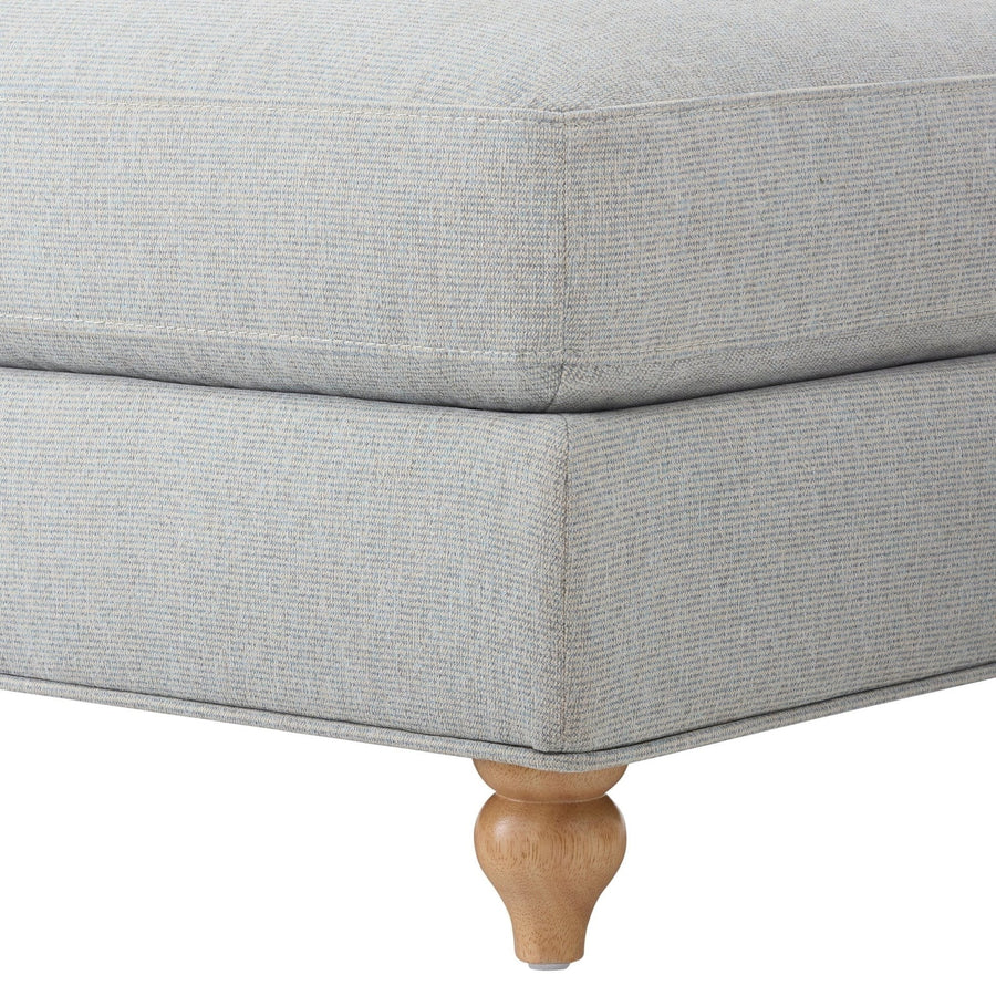 Hampshire Pouffe - Blue Stripe