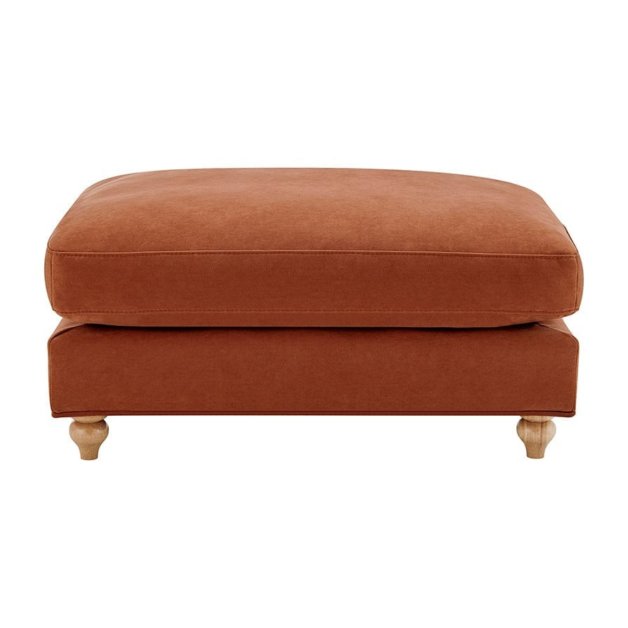 Hampshire Pouffe - Burnt Orange