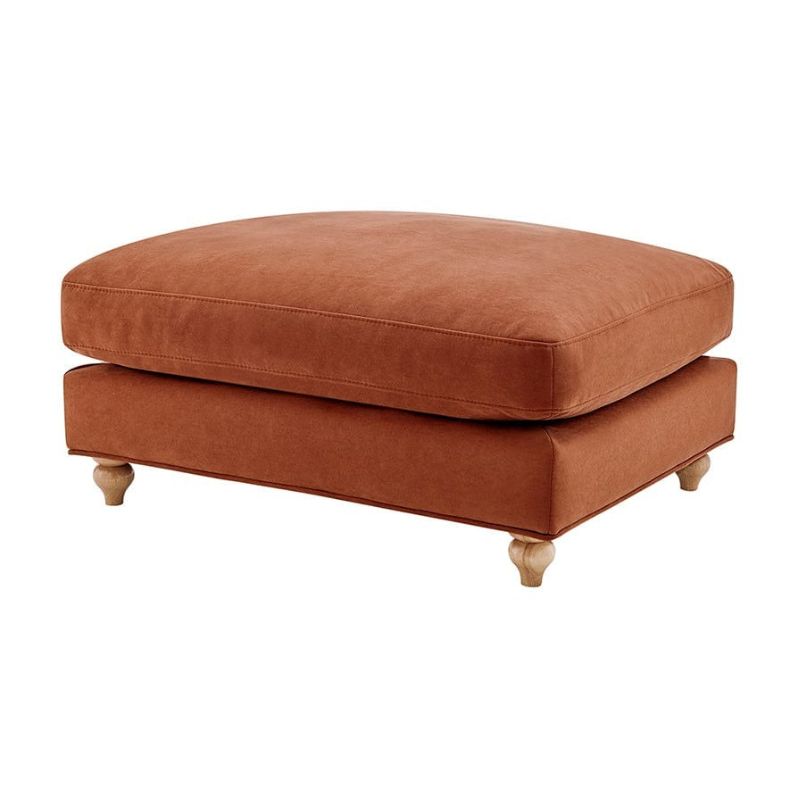 Hampshire Pouffe - Burnt Orange