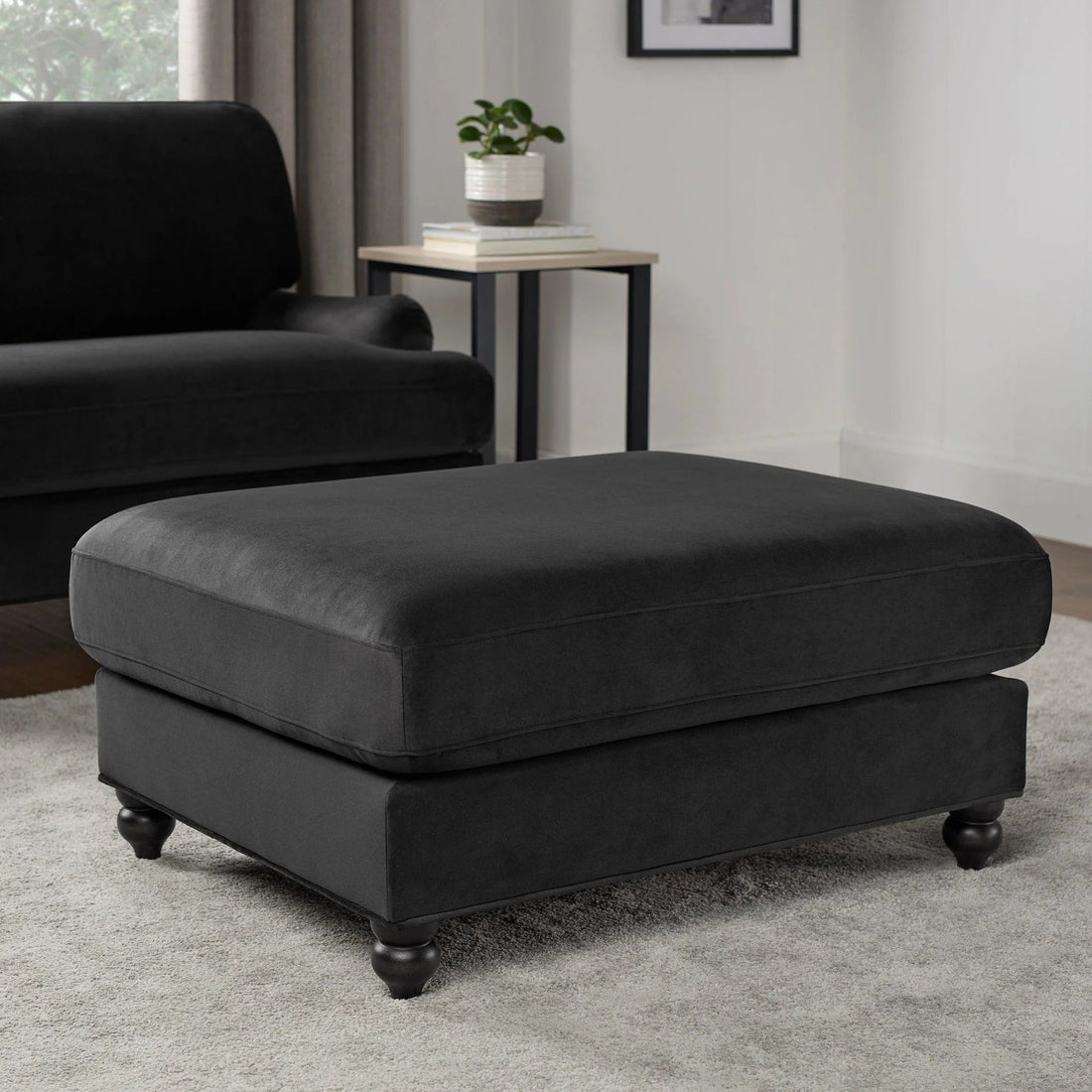 Hampshire Pouffe - Ink