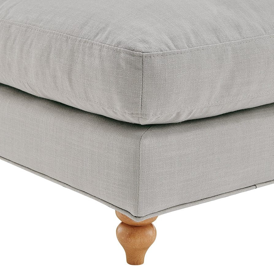 Hampshire Pouffe - Light Grey