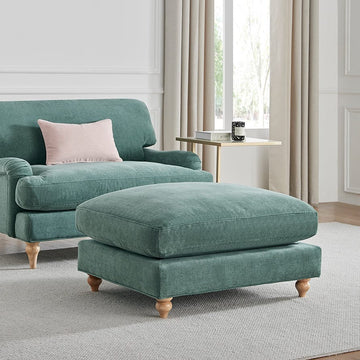 Hampshire Pouffe - Sea Green