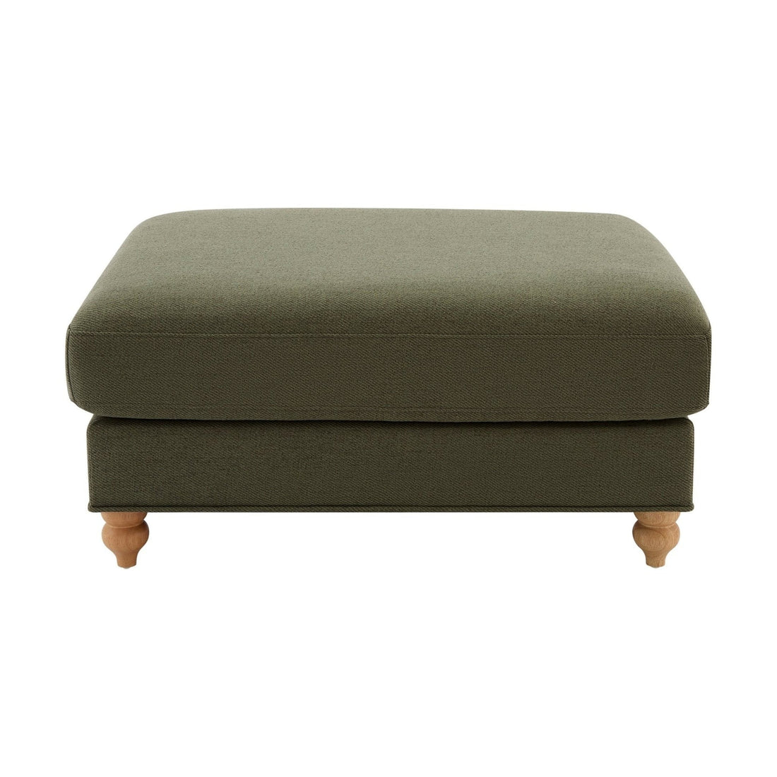 Hampshire Pouffe - Woven Green