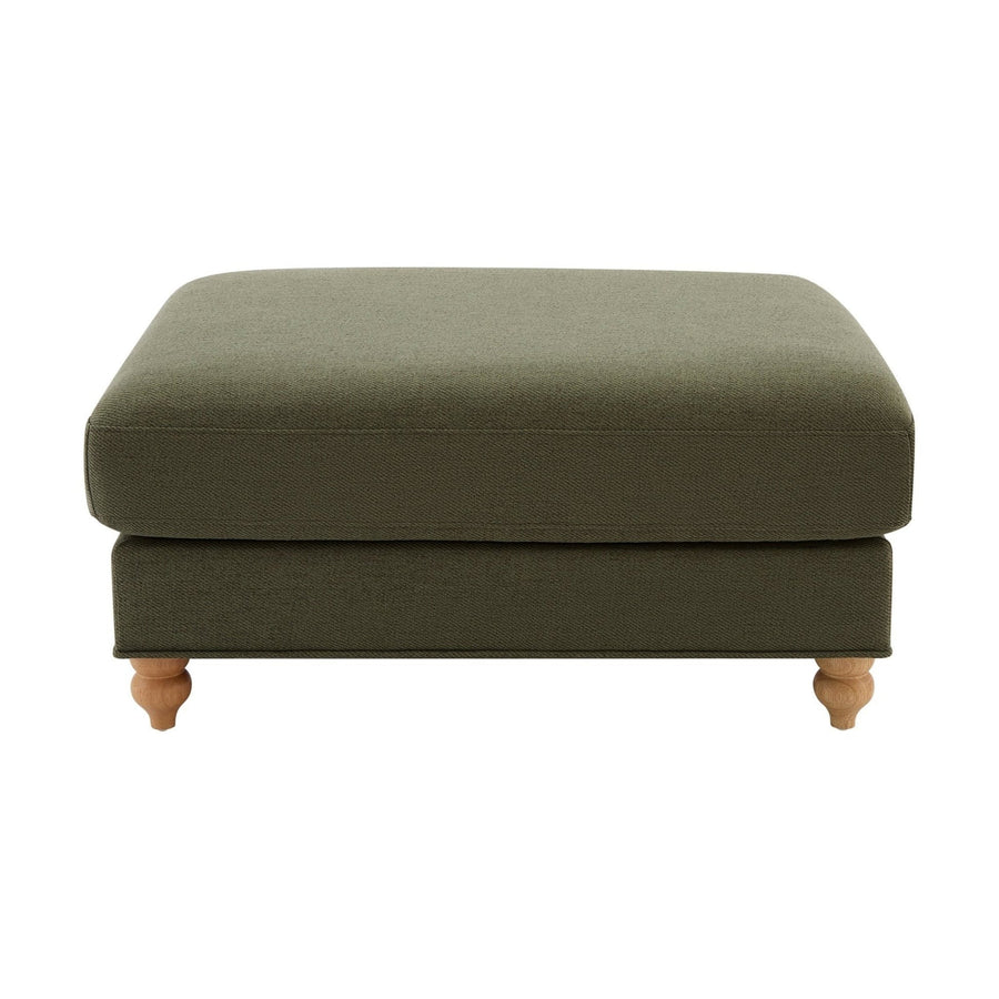 Hampshire Pouffe - Woven Green