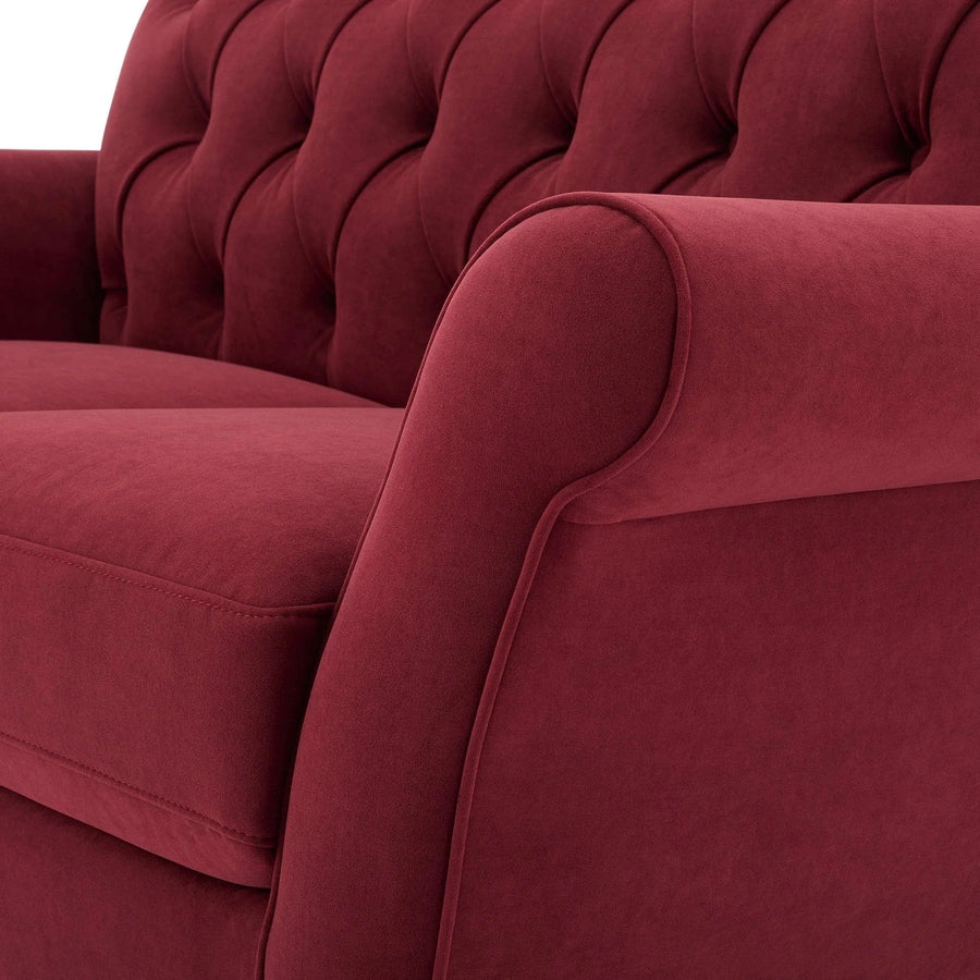 Hebden 2 Seater Sofa - Berry
