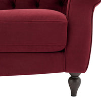 Hebden 2 Seater Sofa - Berry