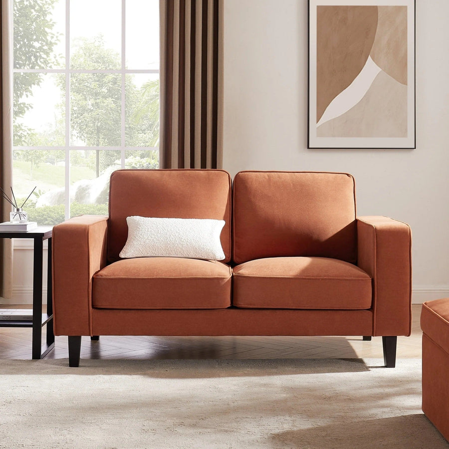 Soho 2 Seater Sofa - Burnt Orange