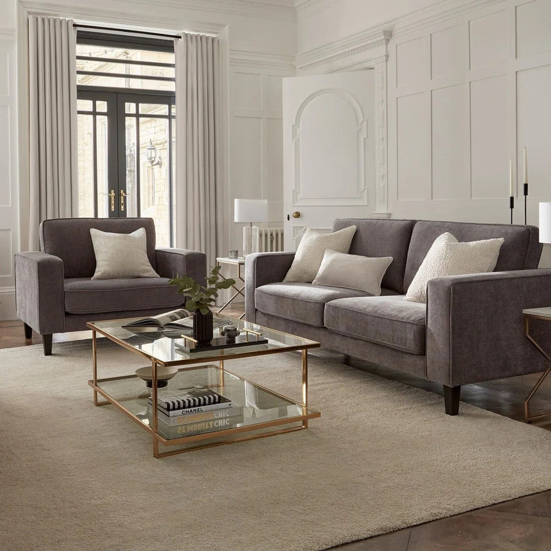 Soho 2 Seater Sofa - Grey
