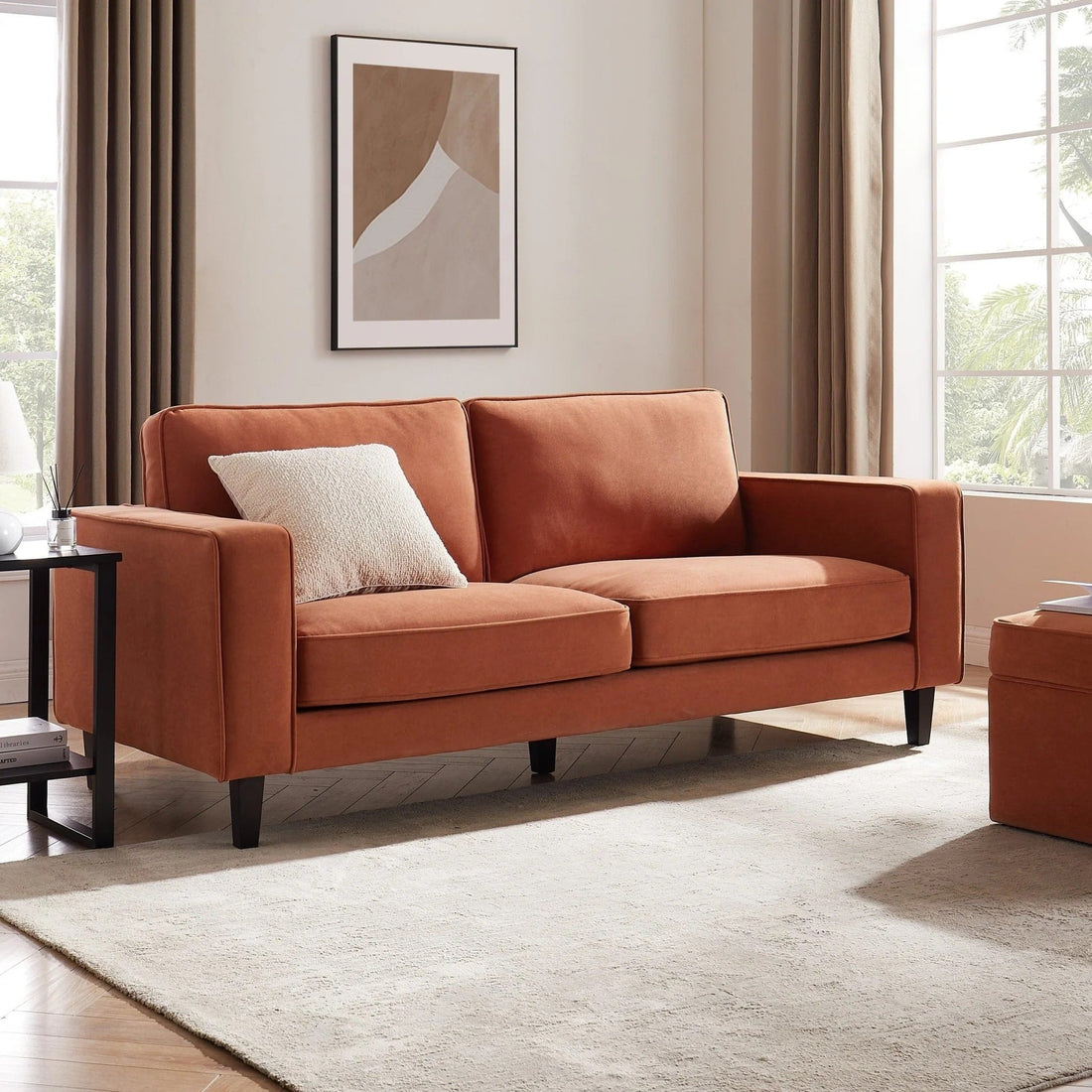 Soho 3 Seater Sofa - Burnt Orange