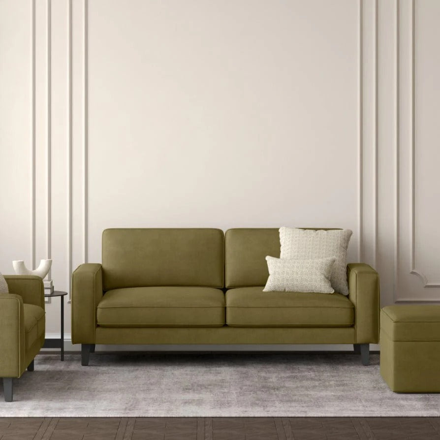 Soho 3 Seater Sofa - Olive Green