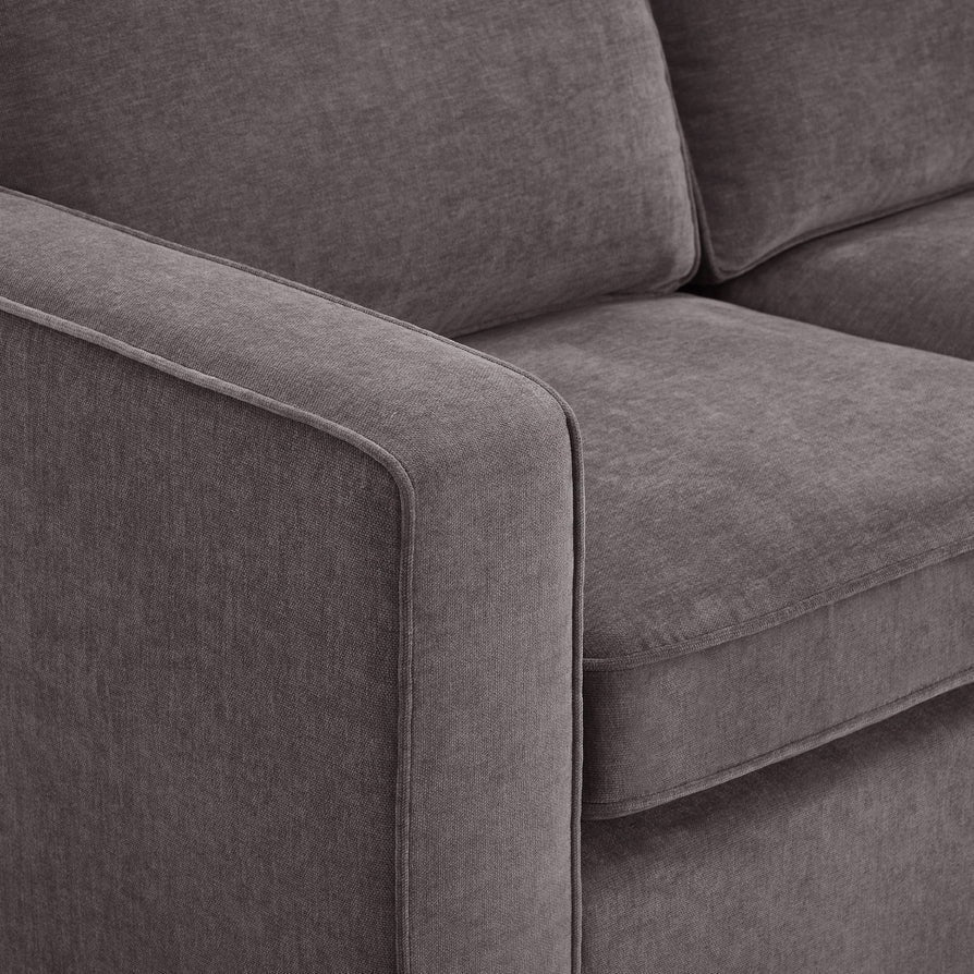 Soho Right Hand Chaise Sofa - Grey