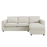 Soho Right Hand Storage Chaise Sofa - Natural