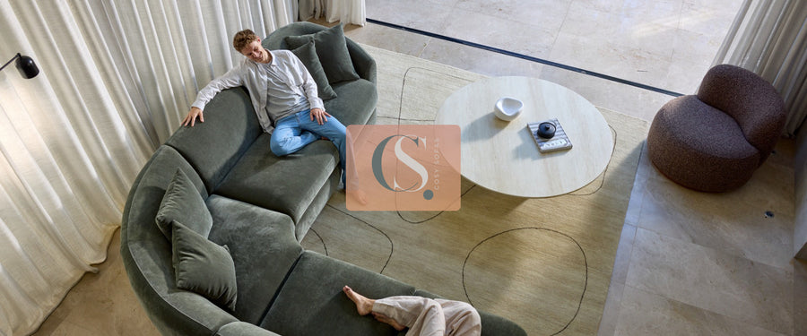 Nora 7 Seat Corner Modular Cosy Sofa