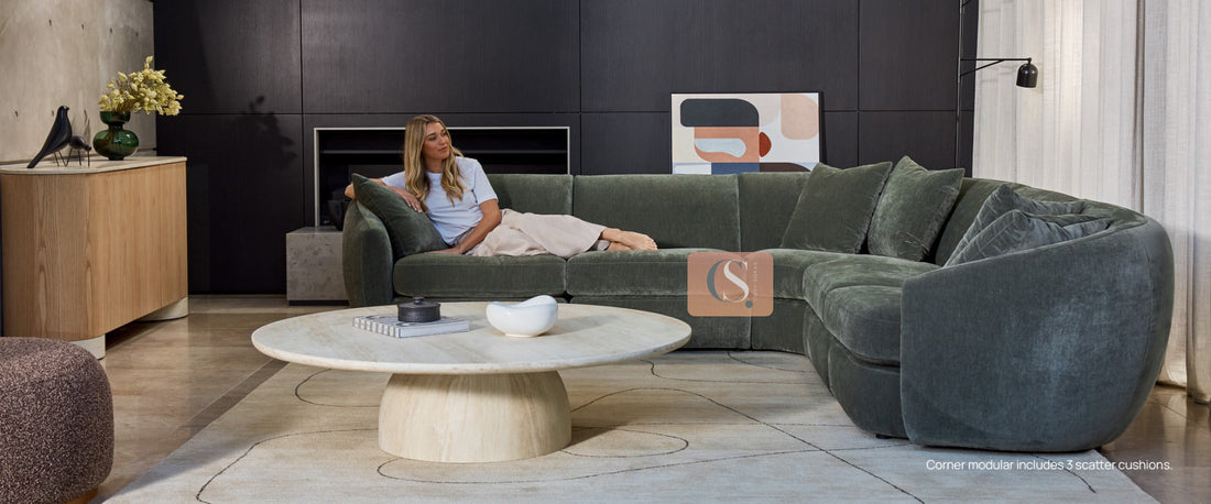 Nora 7 Seat Corner Modular Cosy Sofa