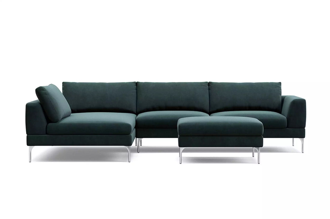 Plaza Modular Sofa with Chaise and Ottoman