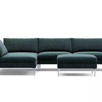Plaza Modular Sofa with Chaise and Ottoman
