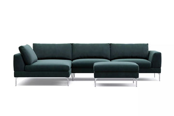 Plaza Modular Sofa with Chaise and Ottoman